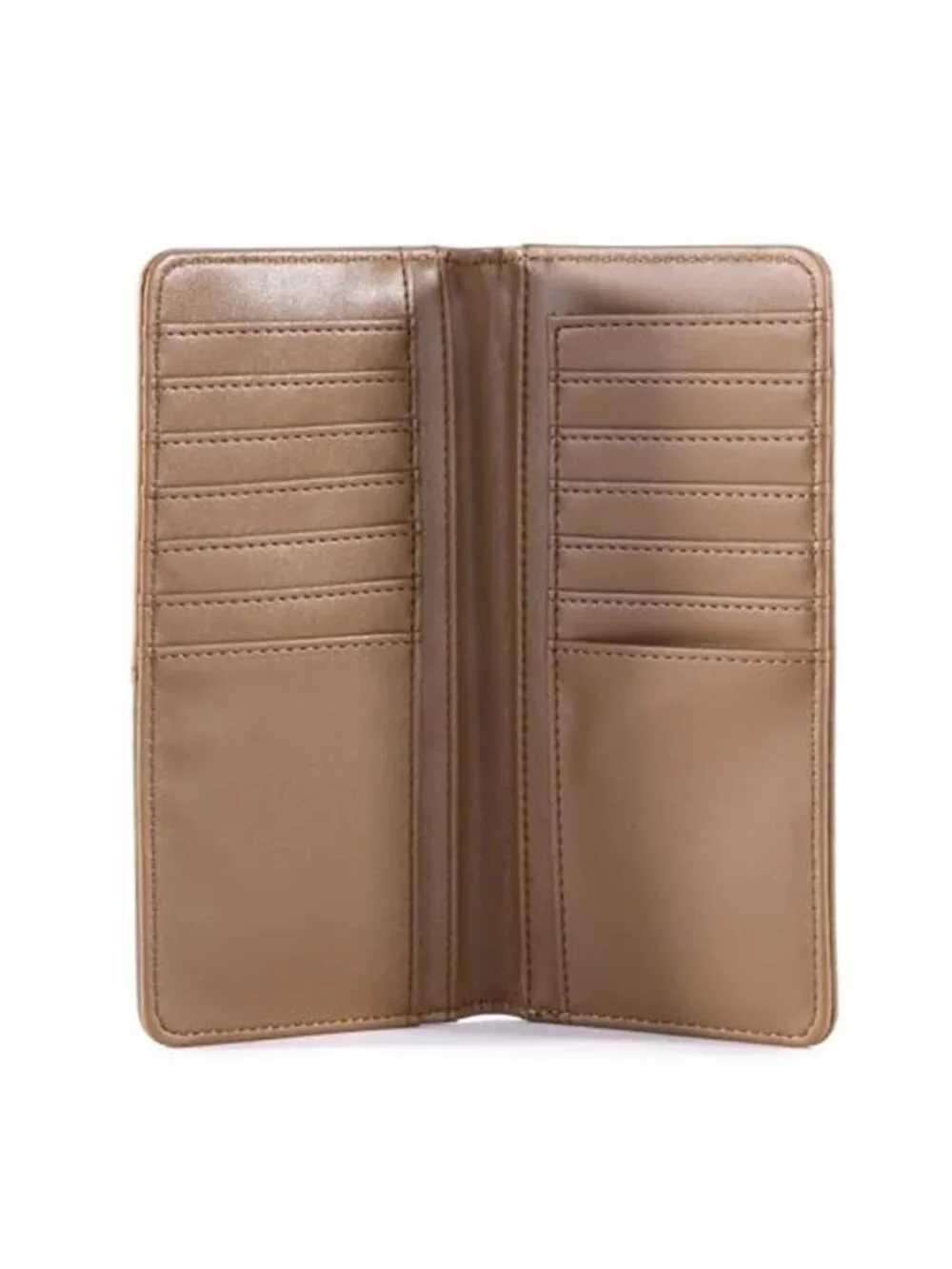 Men's Wallet Long Bifold Wallet with Card Slots RFID Blocking Vintage Checkbook